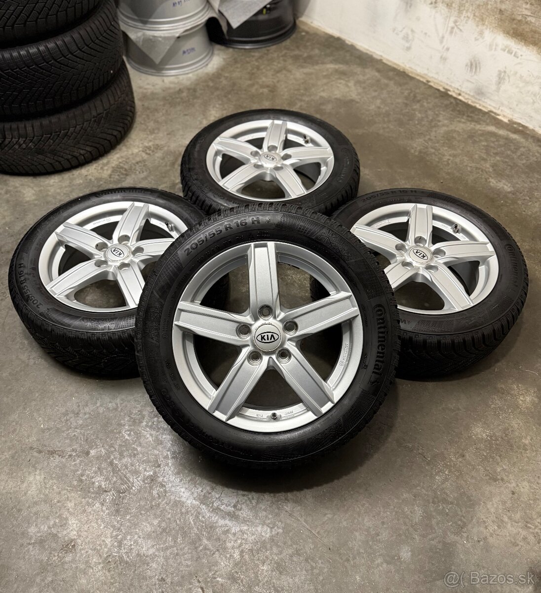 Zimná sada 5x114,3 R16 , 205/55/16 KIA Ceed , Huyndai Mazda - 3