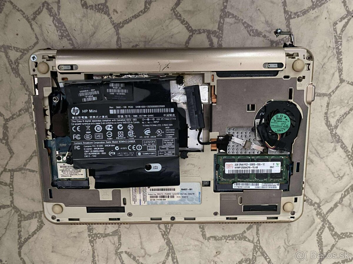 Predám funkční nt hp mini 3660 100 Intel Atom 2 gb ram - 3