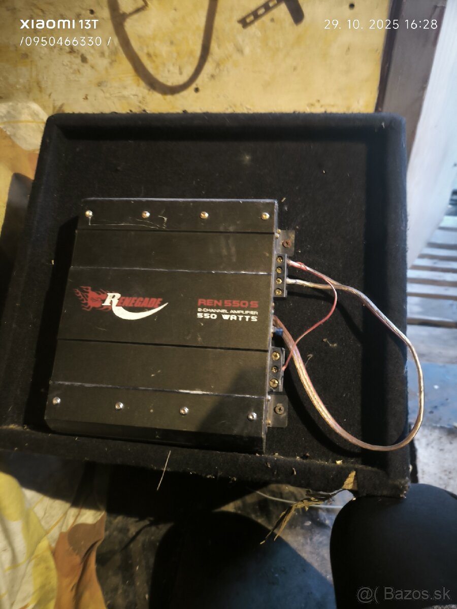 Predám Subwoofer +zosilovač - 3