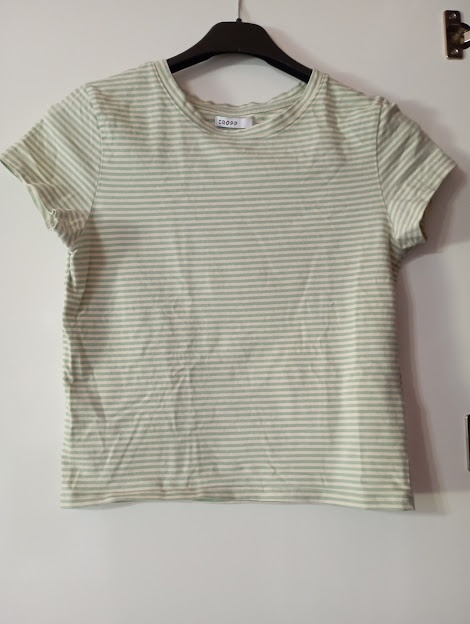 Zelené pásikavé tričko esmara - 3