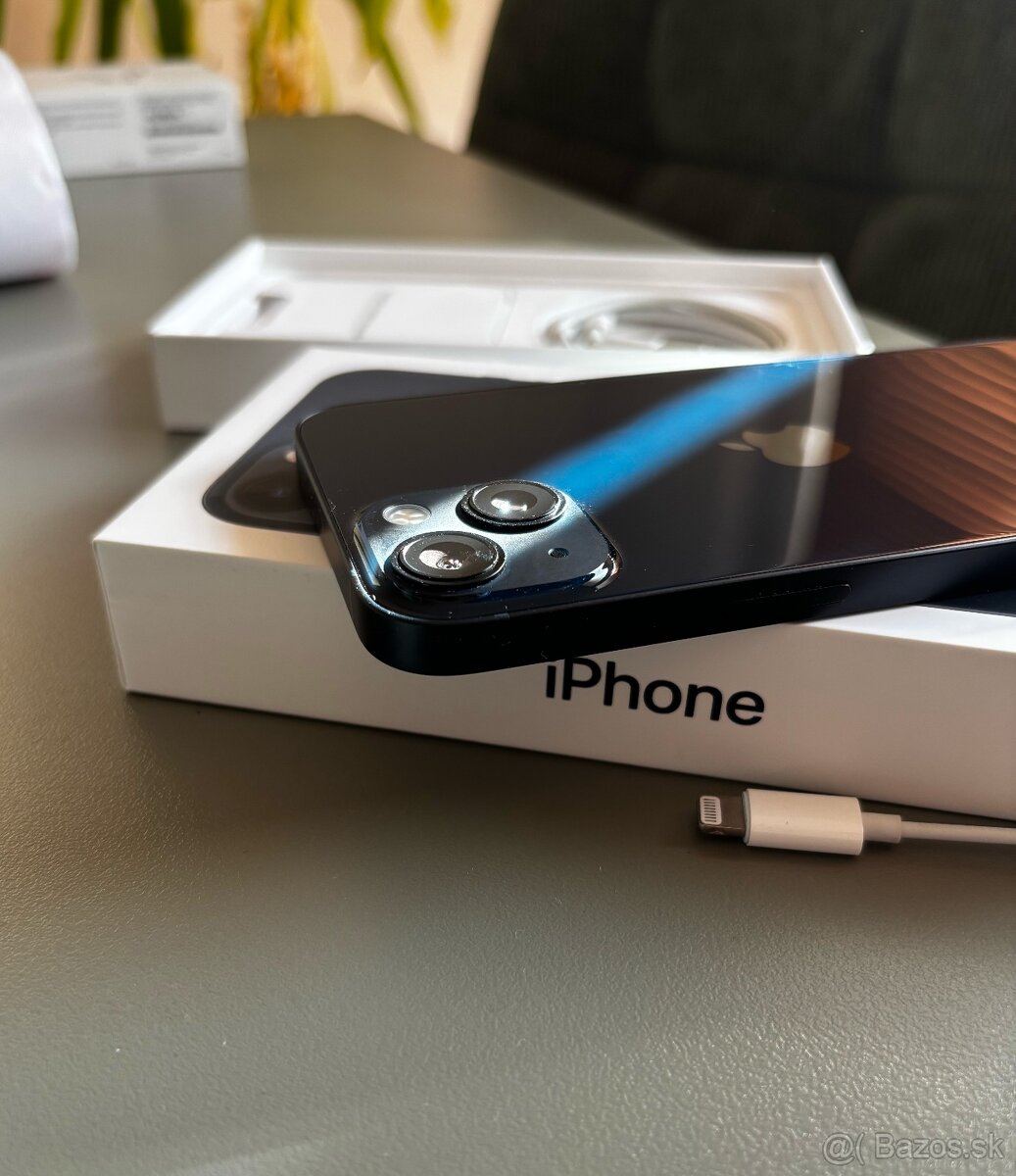 Apple iPhone 13 128GB Midnight – TOP stav 100% - 3