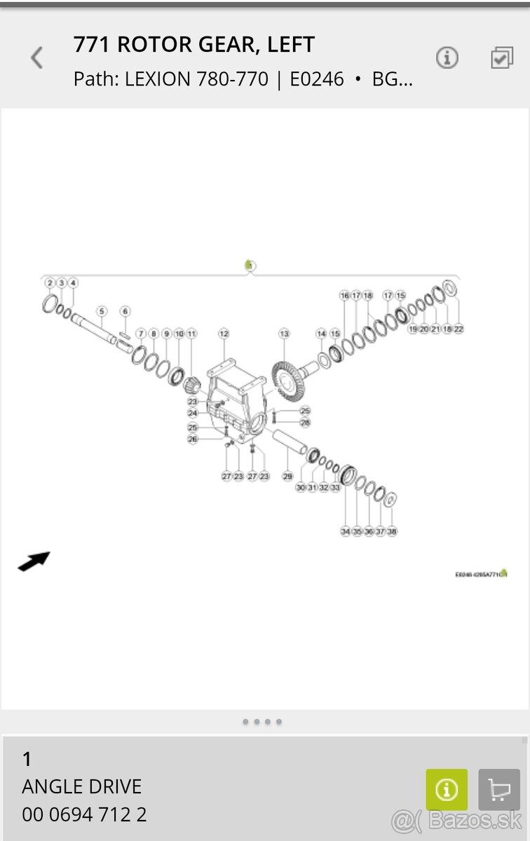 Lexion rotorove prevodovky - 3