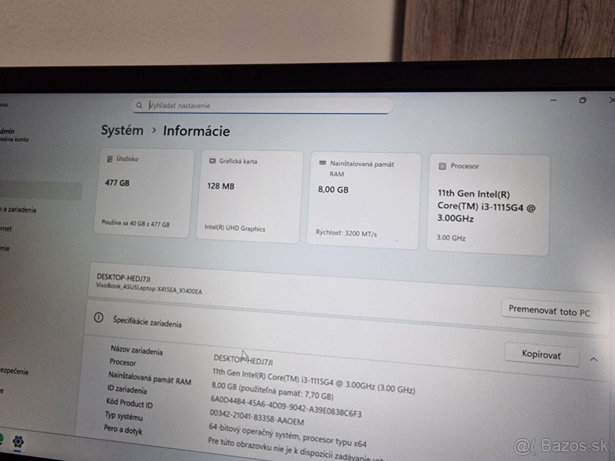 Asus Vivobook 14 - 3