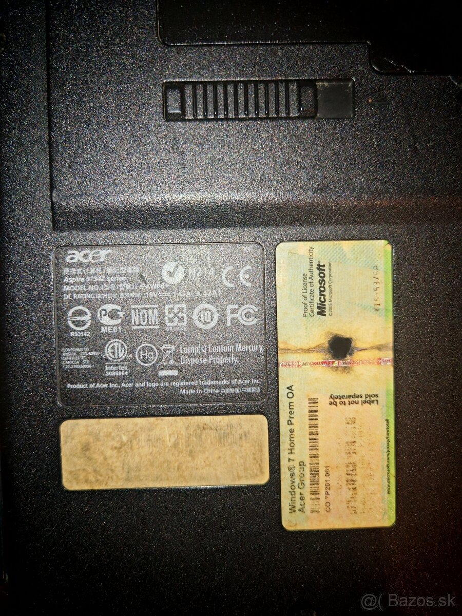 ACER aspire 5734z na ND - 3
