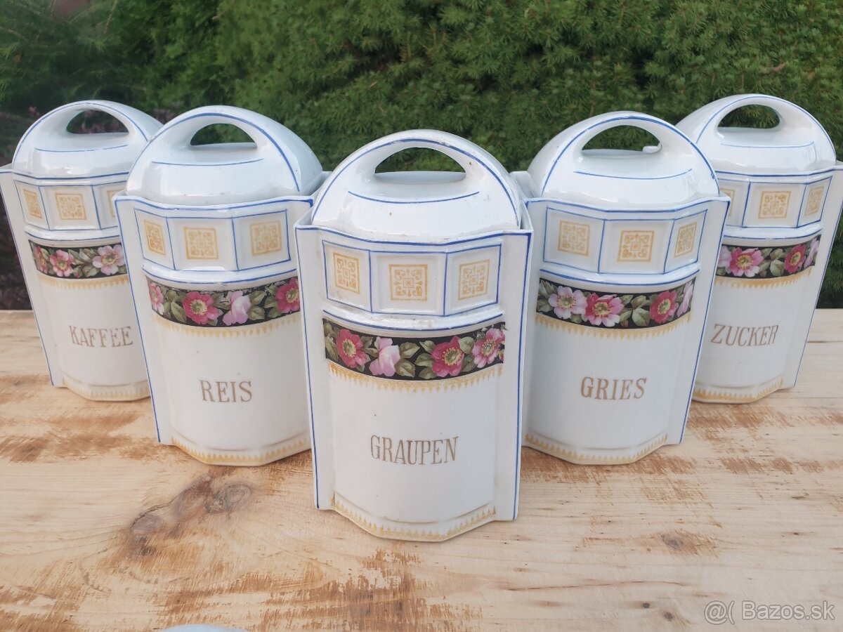 Starozitne porcelanove korenicky, dozy - 3