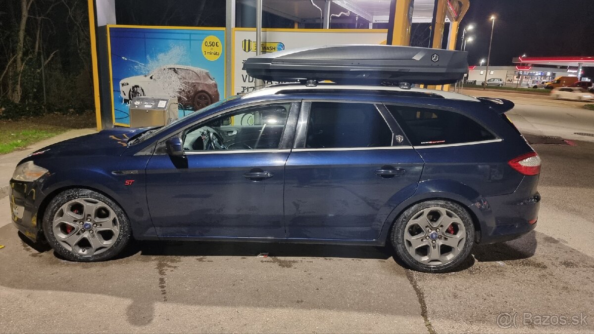 Turtle Air 1 čierny nosič pre Ford Mondeo MK4 s lyžinami - 3