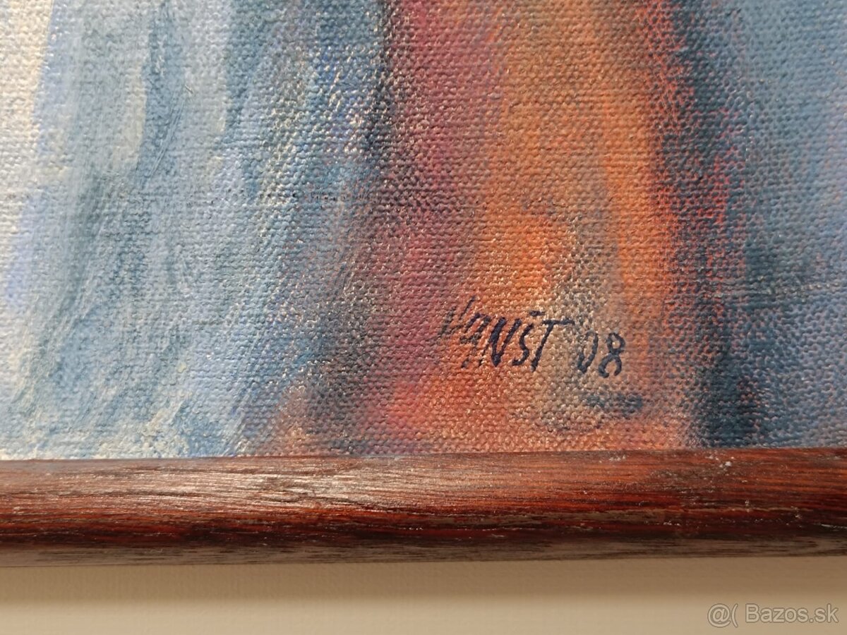 Obraz Veselanky, Jaromír Hynšt, olej 48x64 - 3