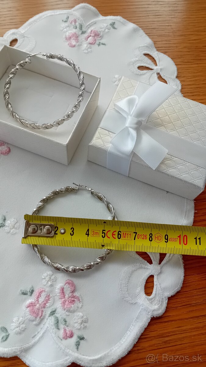 Strieborné náušnice - 3