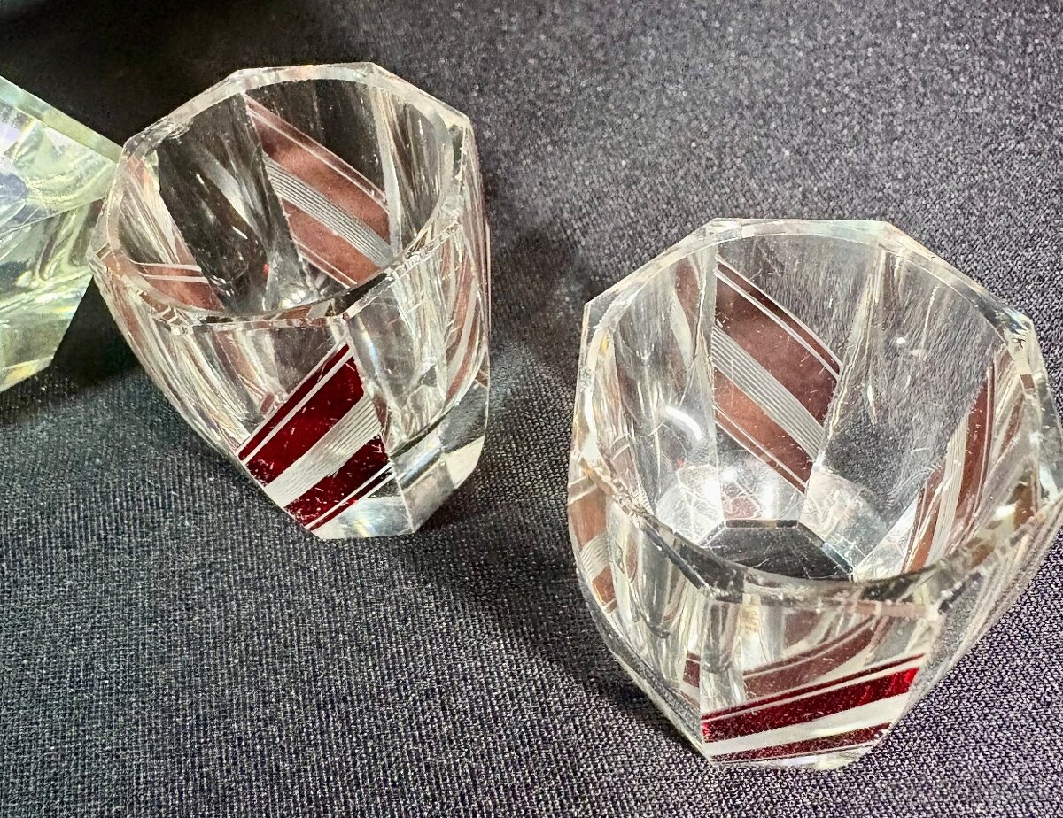 Karafa a 4 poháre Palda 1930 - 3