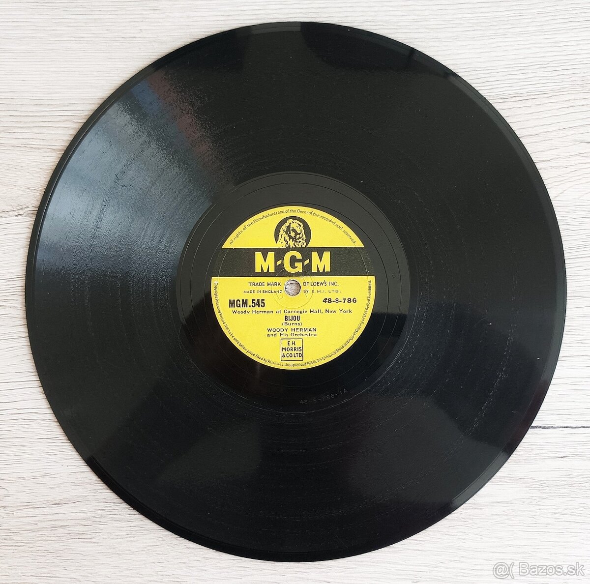 9 starožitných šelakových gramodesek americký jazz, swing - 3