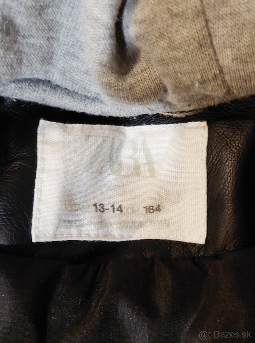 Detska chlapcenska kozena bunda ZARA vel 164 - 3