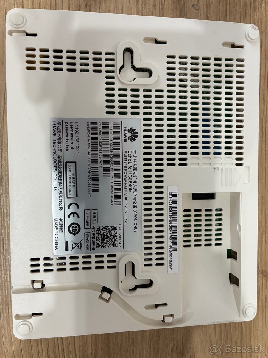 Huawei HG8546M GPON ONU ONT - optický router - 3