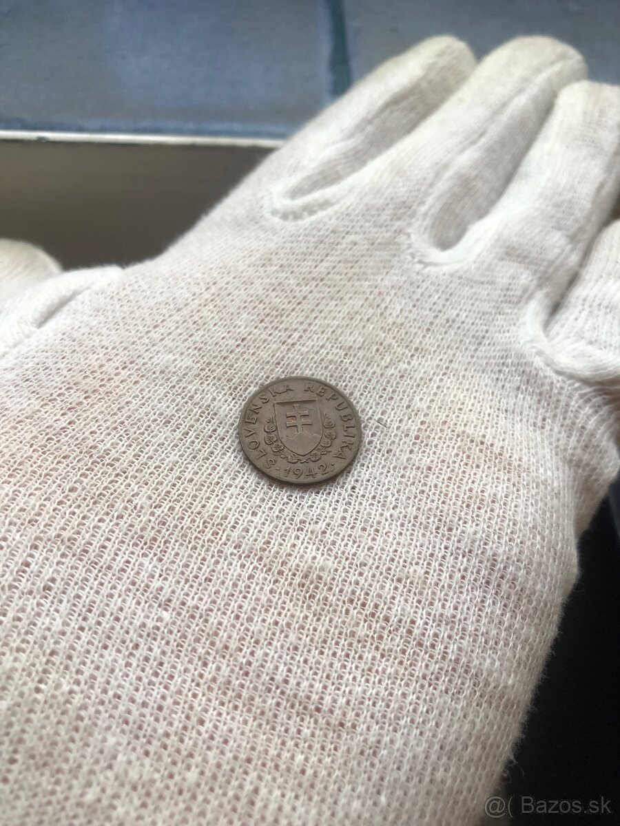 20 halier 1942 CuZn Top stav - 3