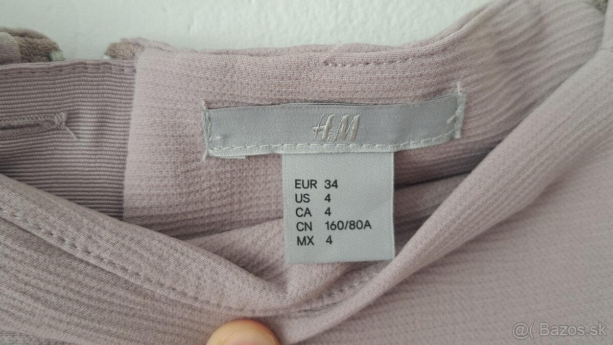 Ružové šaty H&M - 3