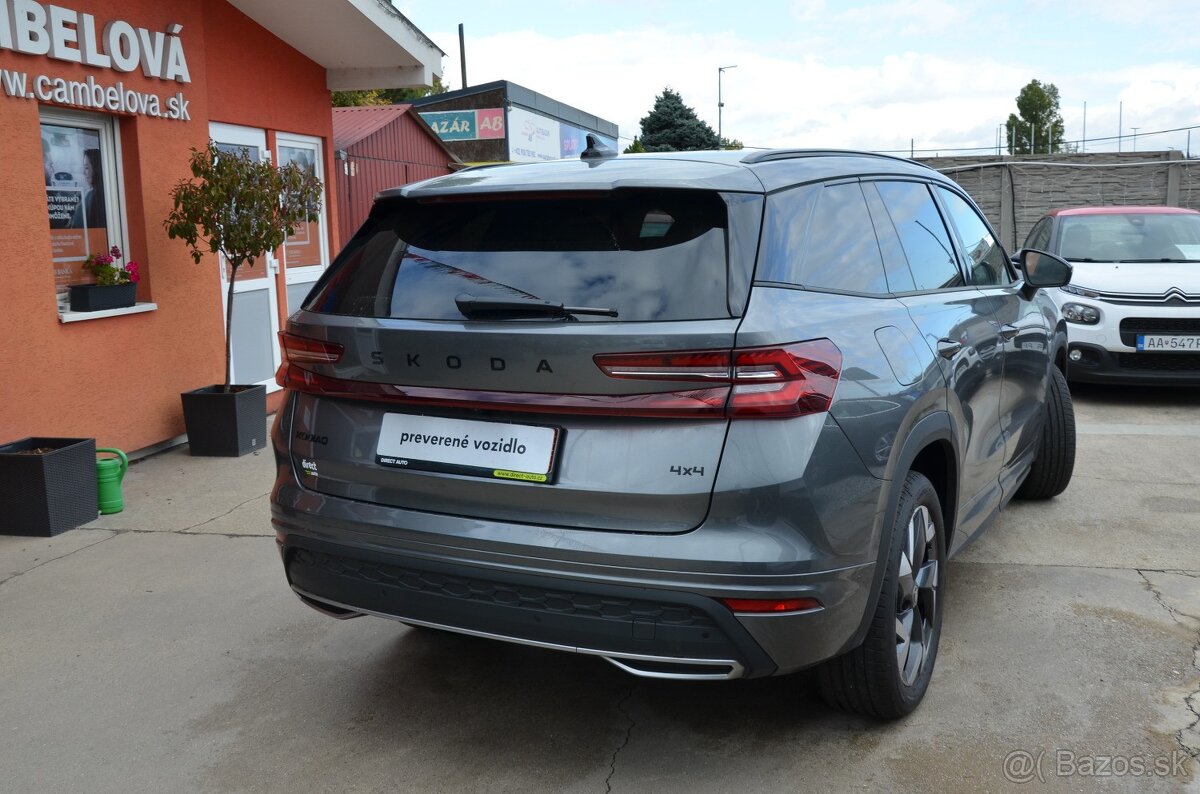 Škoda Kodiaq 2,0 TDI Sport -line, 142kw, 4x4 AT7