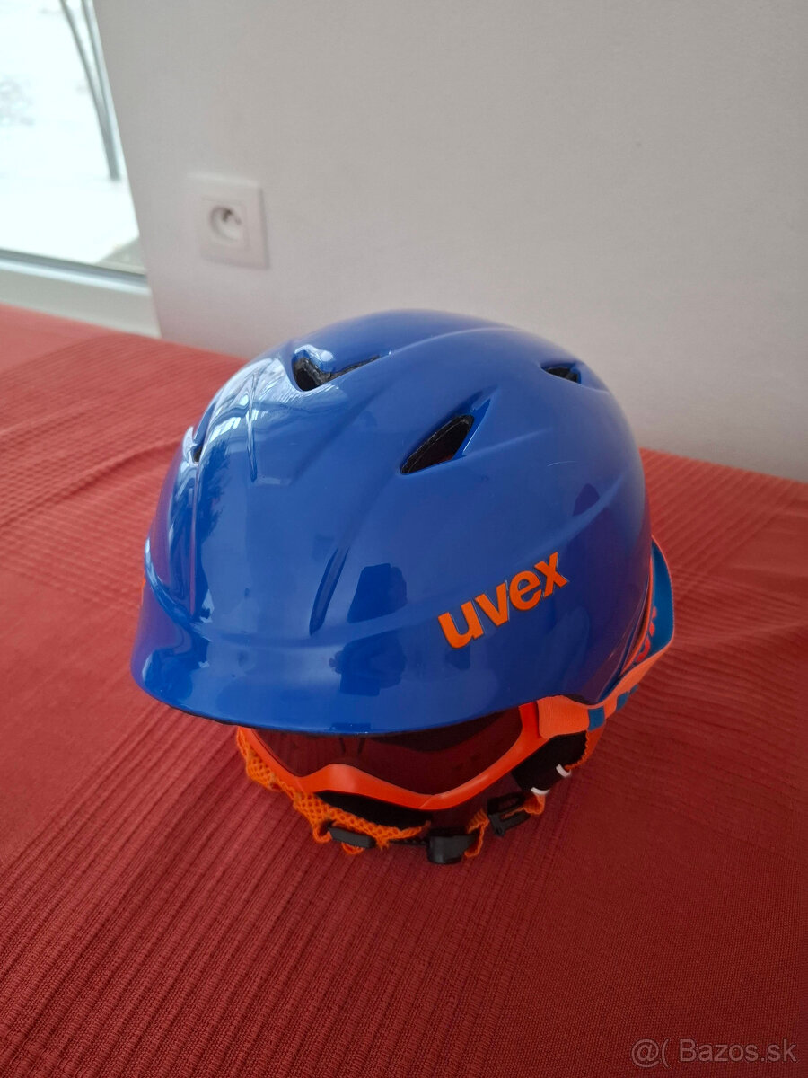 Detská lyžiarska prilba uvex airwing2 + okuliare Uvex Speedy - 3