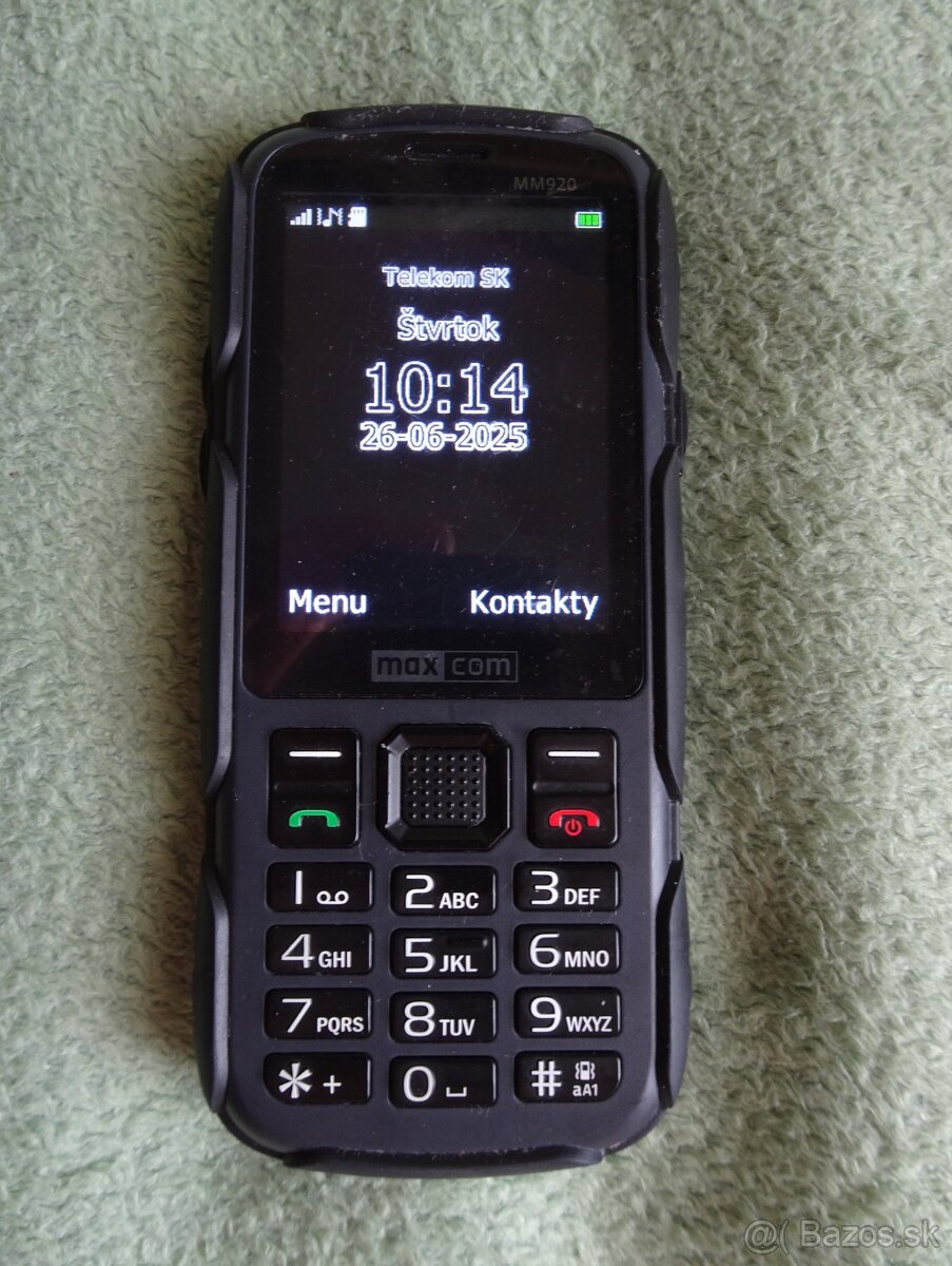 Predám odolný senior. mobilný telefón MAXCOM MM920. - 3