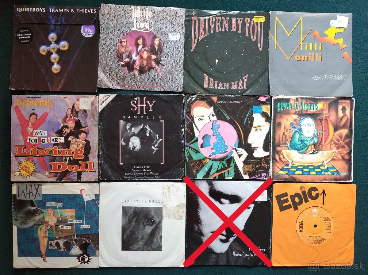 Gramofonové platne SP malé single 7" - 3