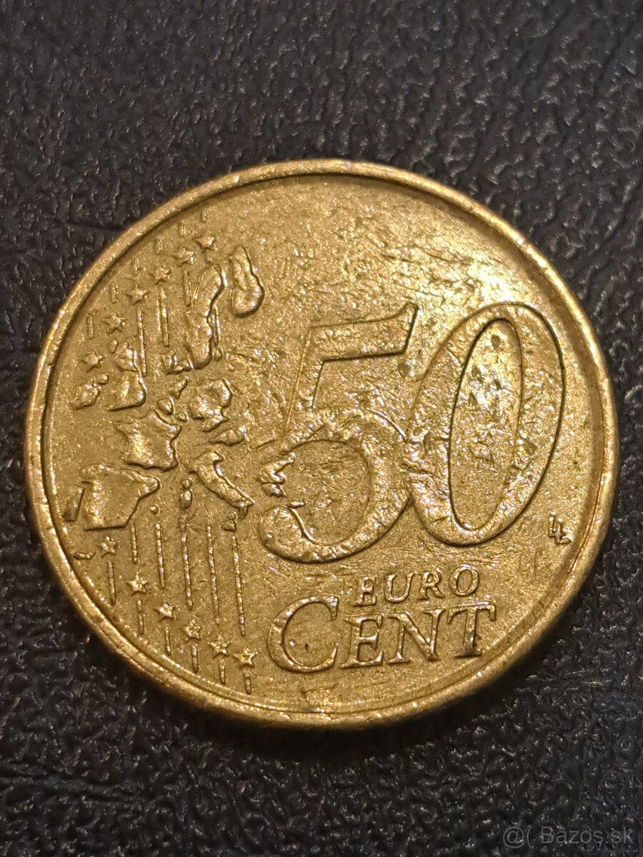 Mince 50 euro cent chyboražba - 3
