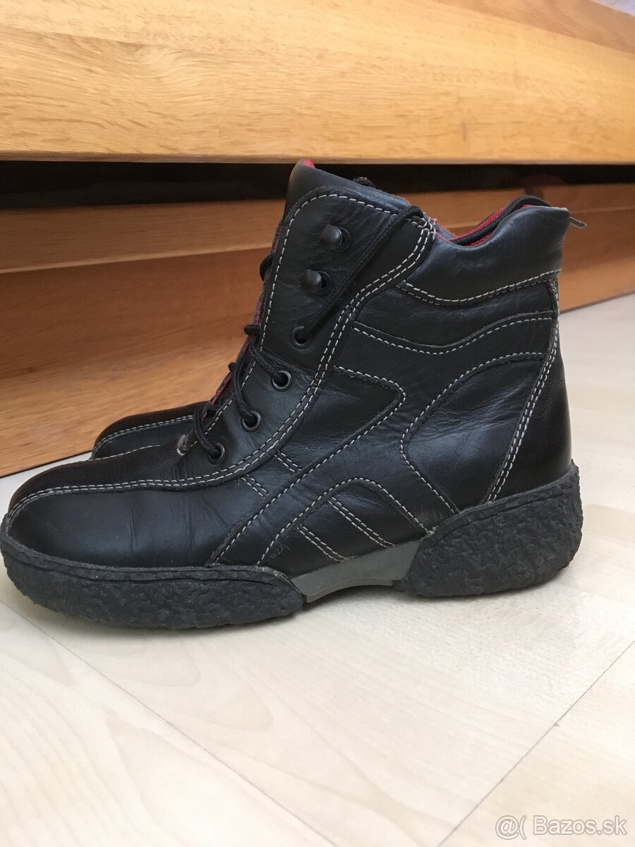 Dievčenské kožené topánky vel.32 - 3