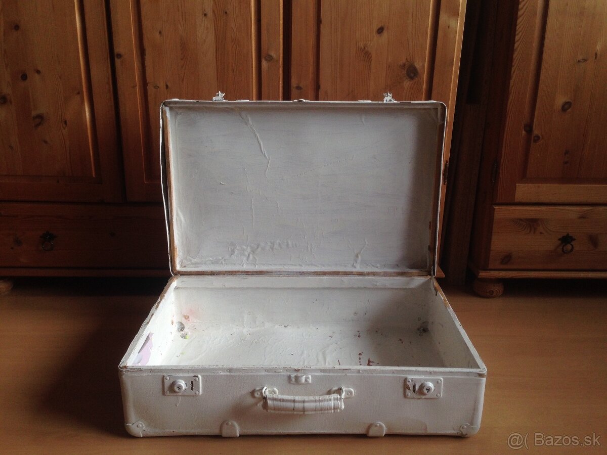 Retro drevený kufor - 3