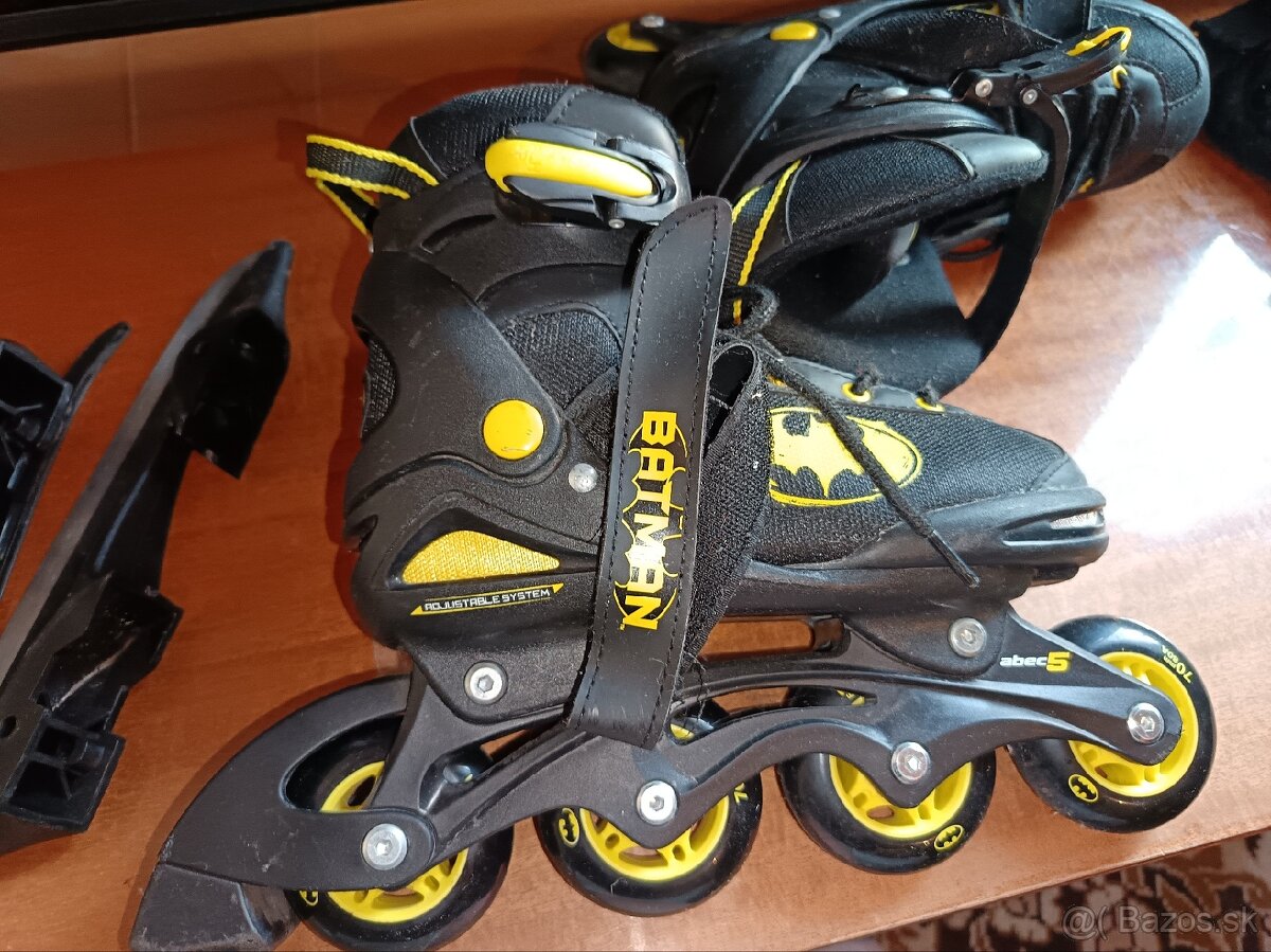 Inline korčule + chrániče (nastaviteľná velkosť 33-36) - 3