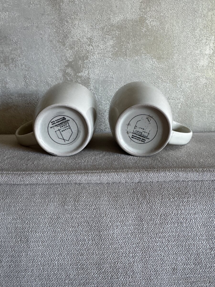 2× Scandi Home elegantná biela šálka – nový set - 3