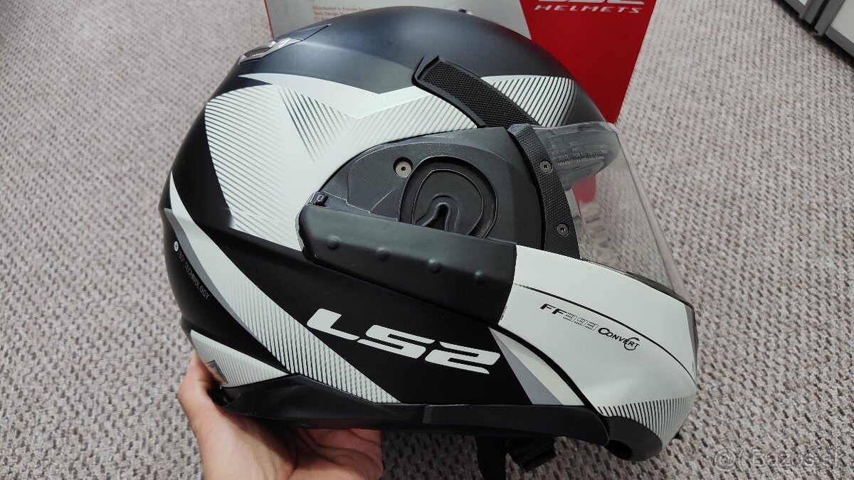 Predám preklopnú helmu LS2 FF393 covert hawk veľkosť L - 3
