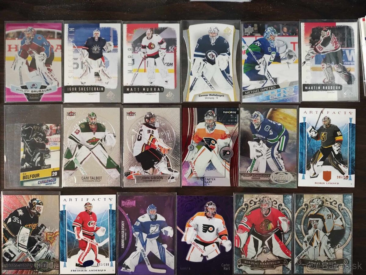 Predam Hokejove karticky brankarov - 3