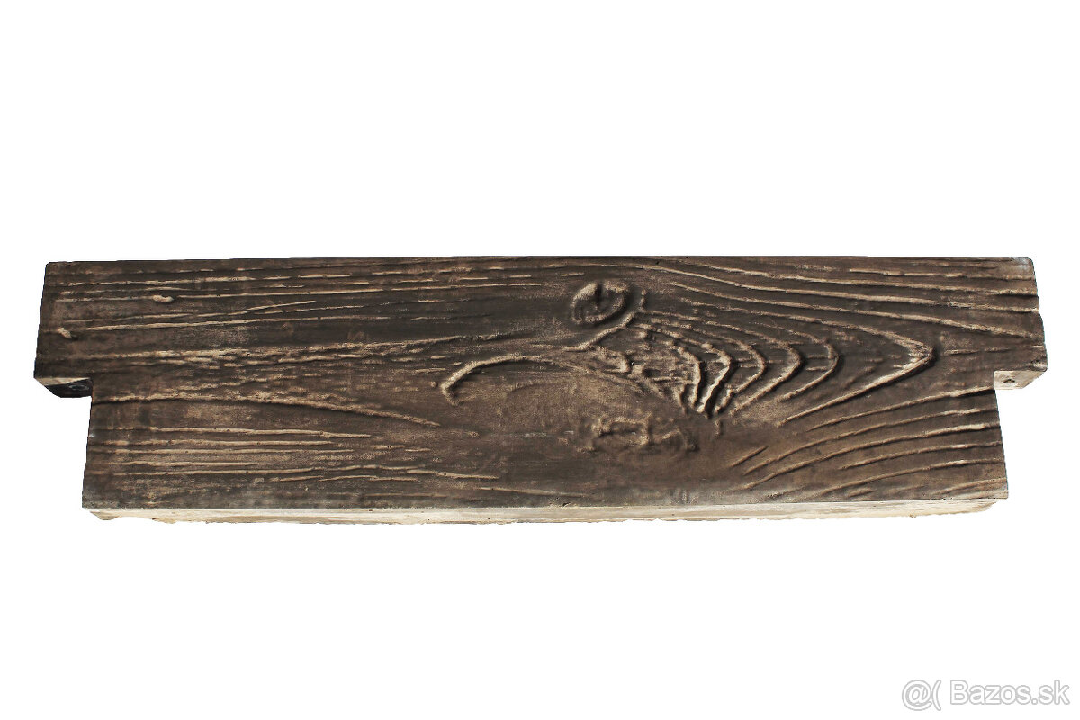 Vyvýšený záhon betónový imitácia dreva - 3