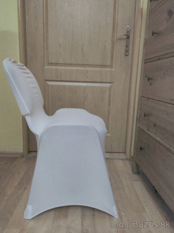 Elastické svadobné návleky na stoličky. - 3