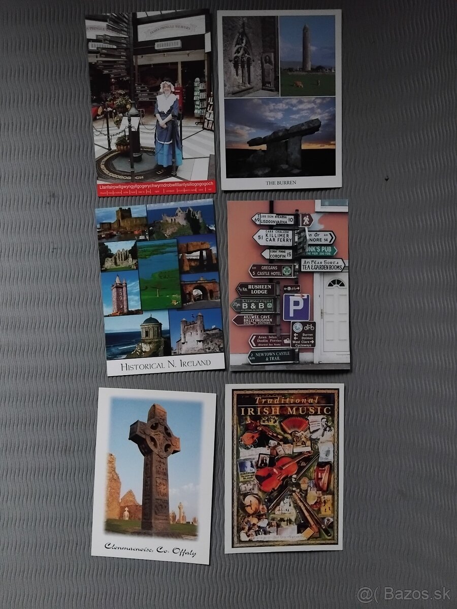 Pohľadnice Británia, Írsko - 3