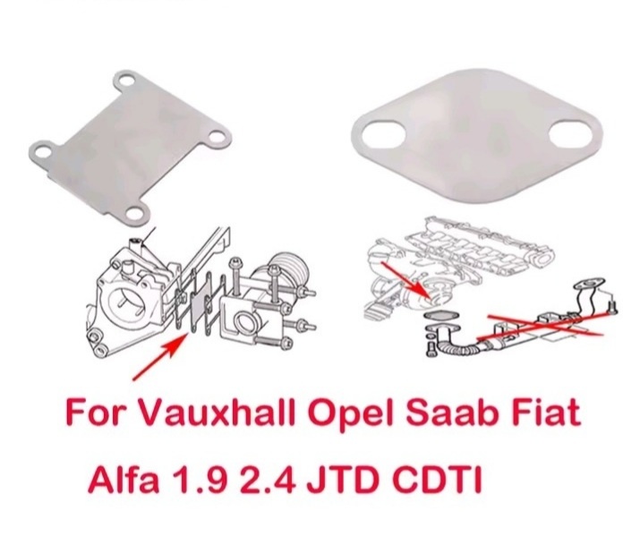 ALFA ROMEO,FIAT zaslepky EGR - 3