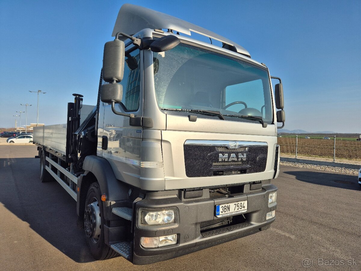 MAN TGM 18.290 VALNÍK + NOVÁ HYDRAULICKÁ RUKA HIAB - 3