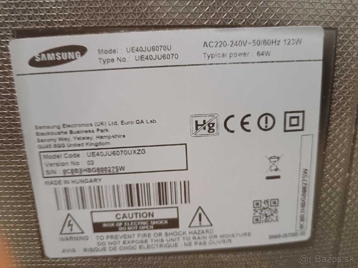 Predám Samsung Smart Televízor 40" - 3