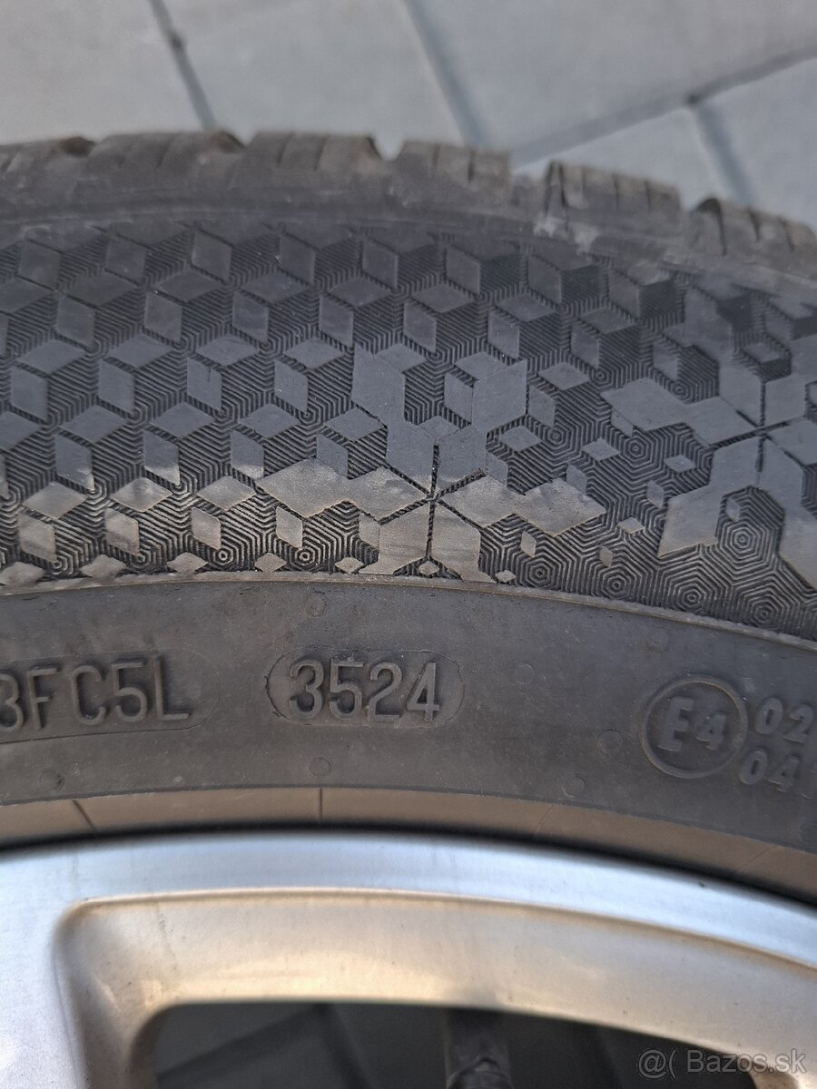 R17 originál audi + pneu. Continental - 3