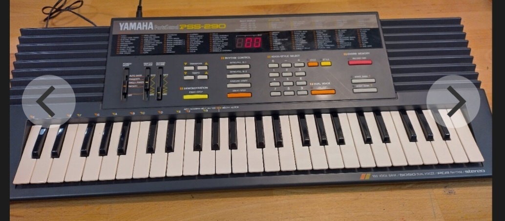 Klavír YAMAHA YPT230 70e yamaha pss 290 55e medeli mc49a 55e - 3