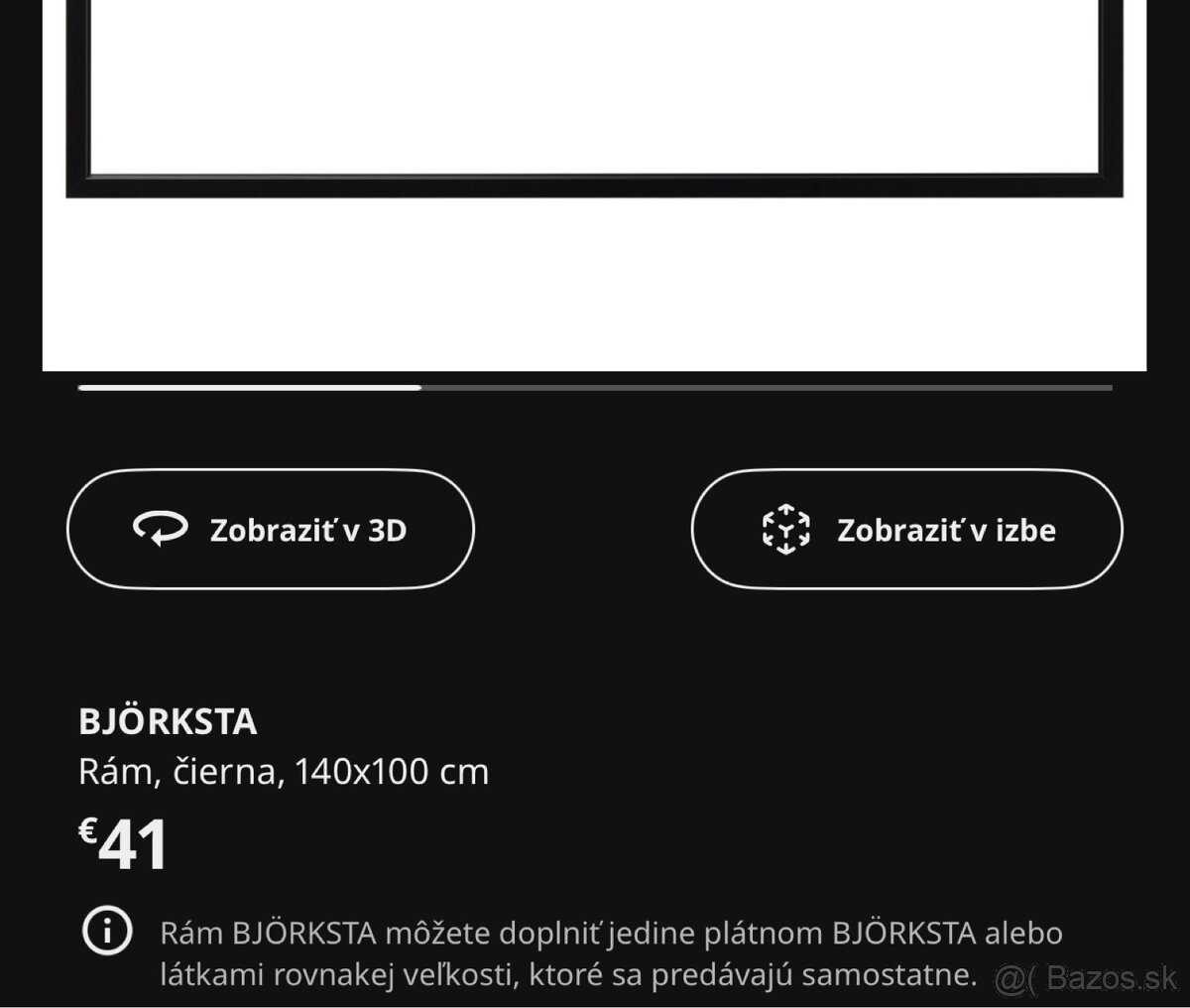 IKEA BJORKSTA doorway obraz s rámom 140x100 - 3