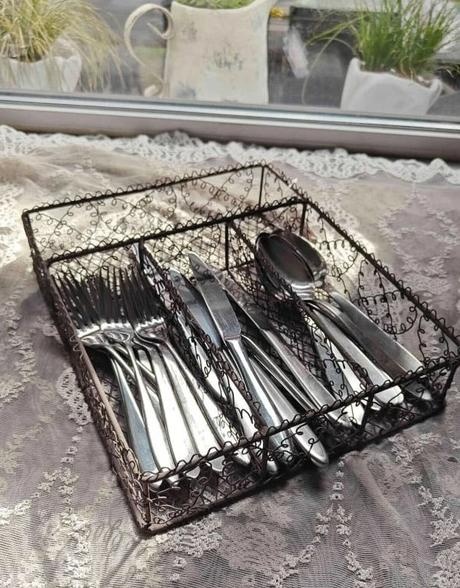 Kovový zásobník ( box ) na príbor - 3