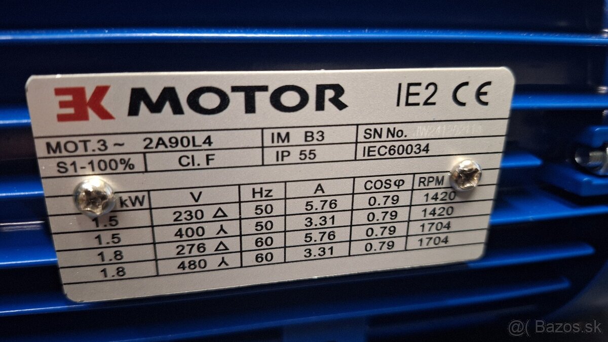 Elektromotor 1,5kW 1420 ot - 3