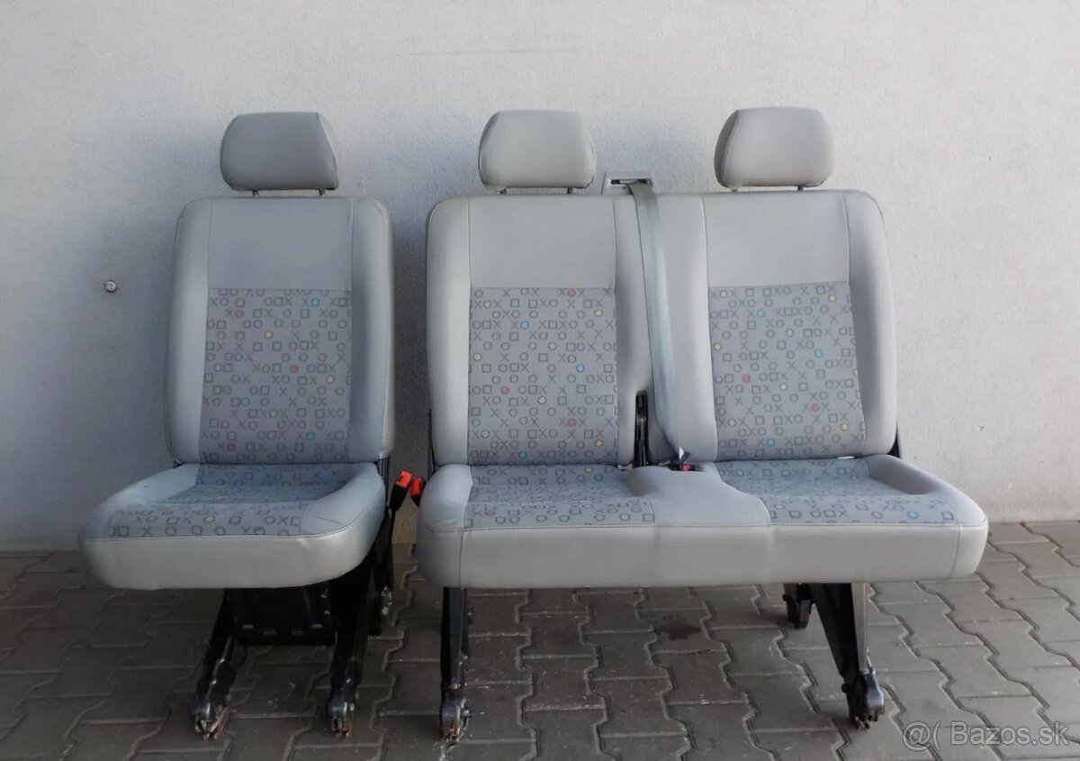 Sedadlá 2 rada VW T5 - 3
