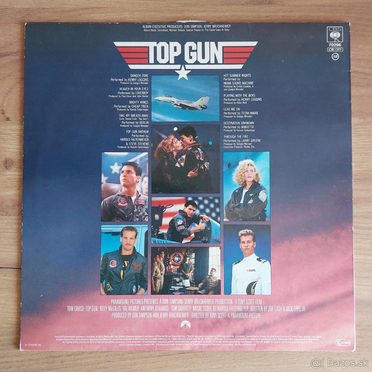 Top Gun Soundtrack LP - 3