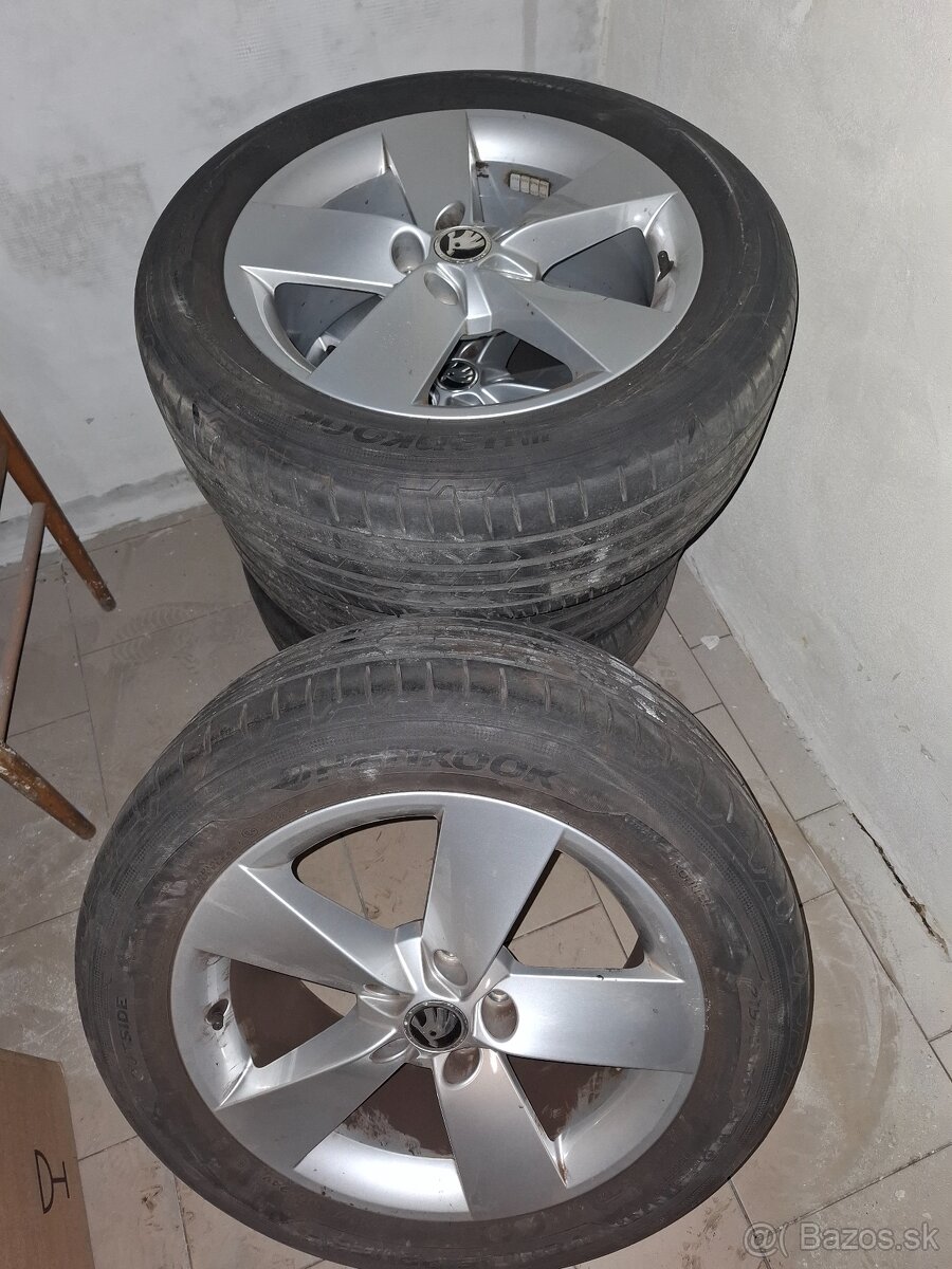 Kompletne letné kolesá/ disky ŠKODA RATIKON - 3
