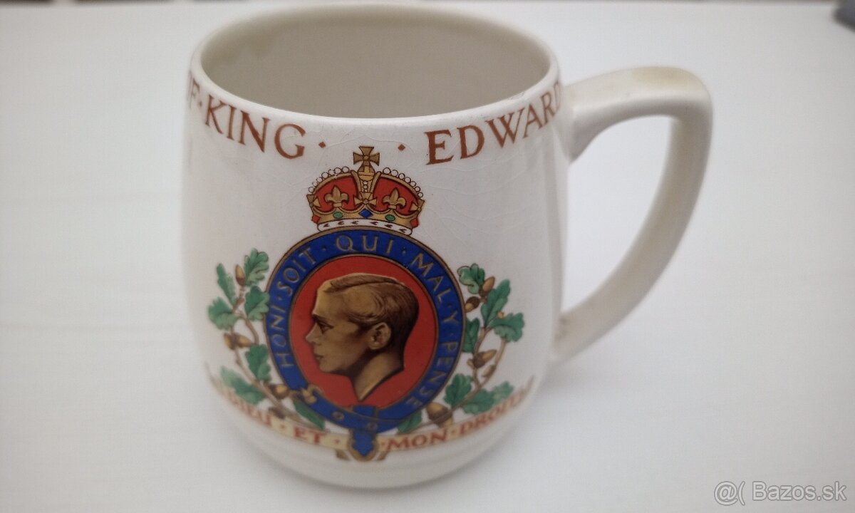 Vintage hrnček kráľ Edward - 3