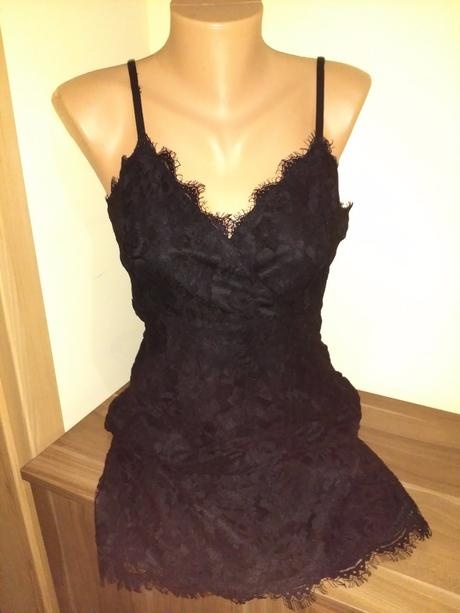 Čipkované šaty M - 3