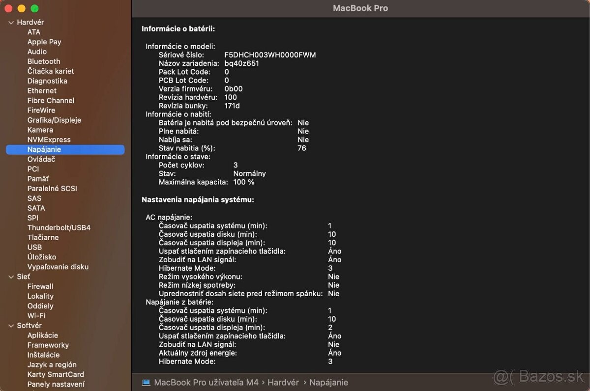 ⭐️ MacBook Pro 16" (2024), M4 PRO, 512TB, 3 cykly batérie - 3