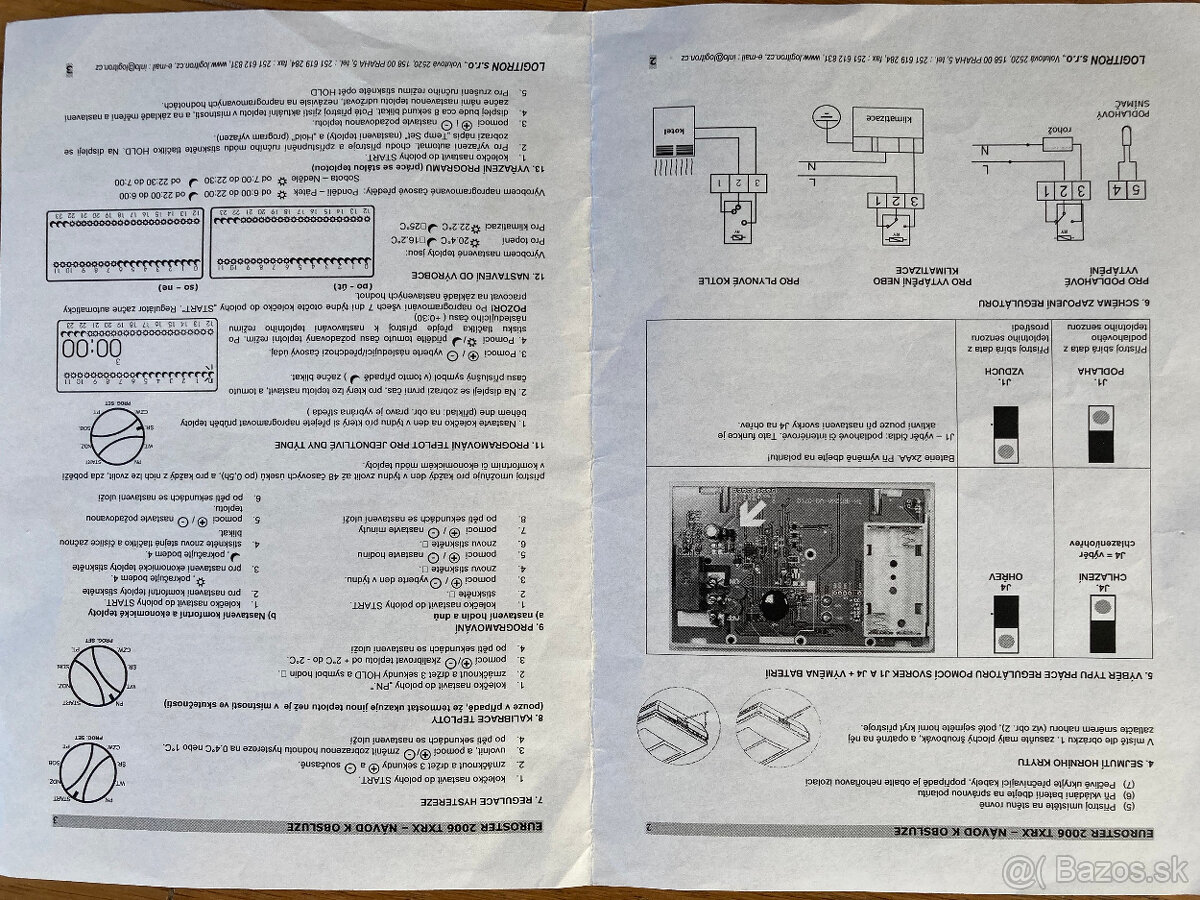 Termostat Euroster 2006 (3 kusy) - 3