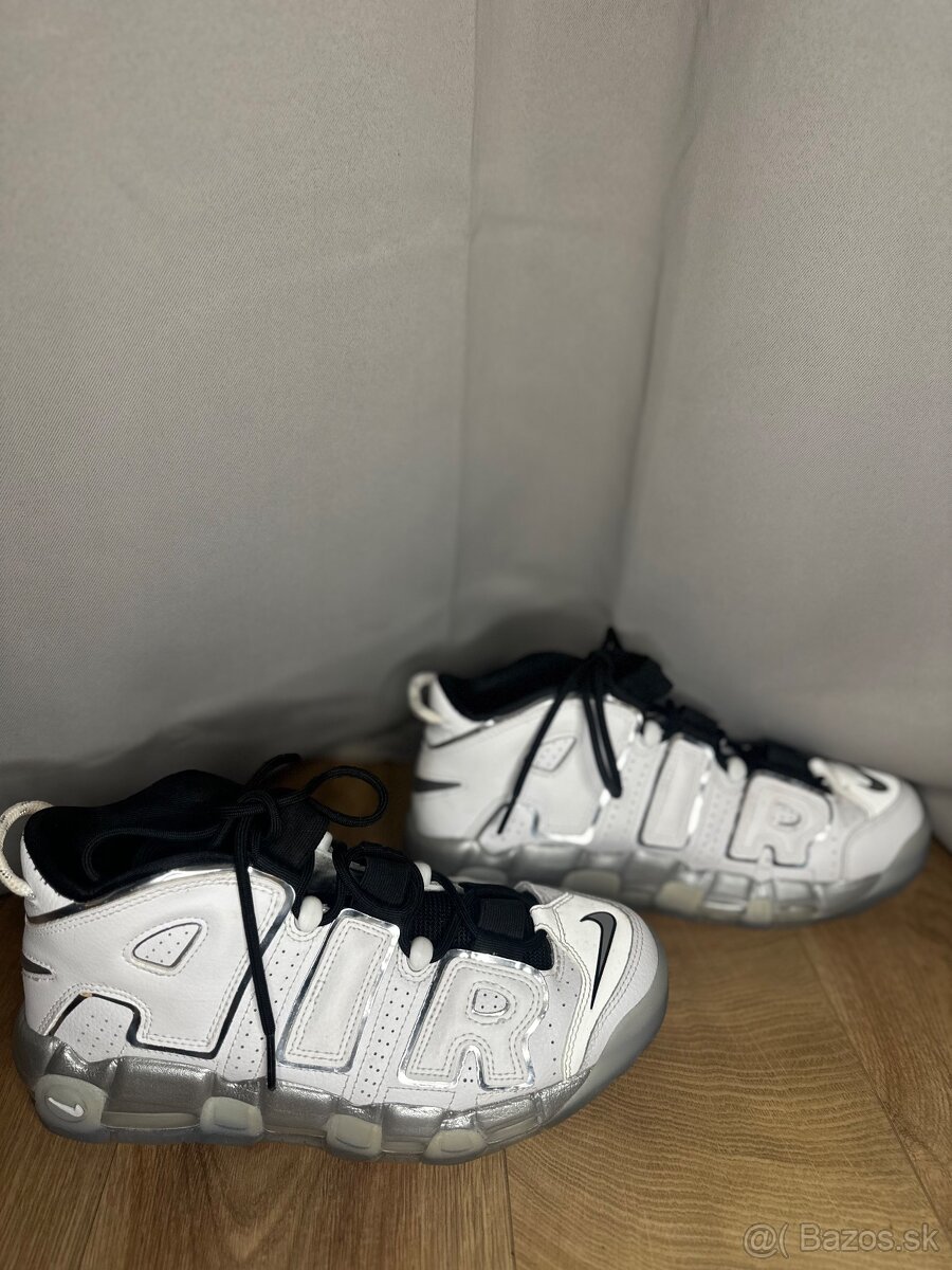 Tenisky Nike Air More Uptempo SE "White Metallic" - 3