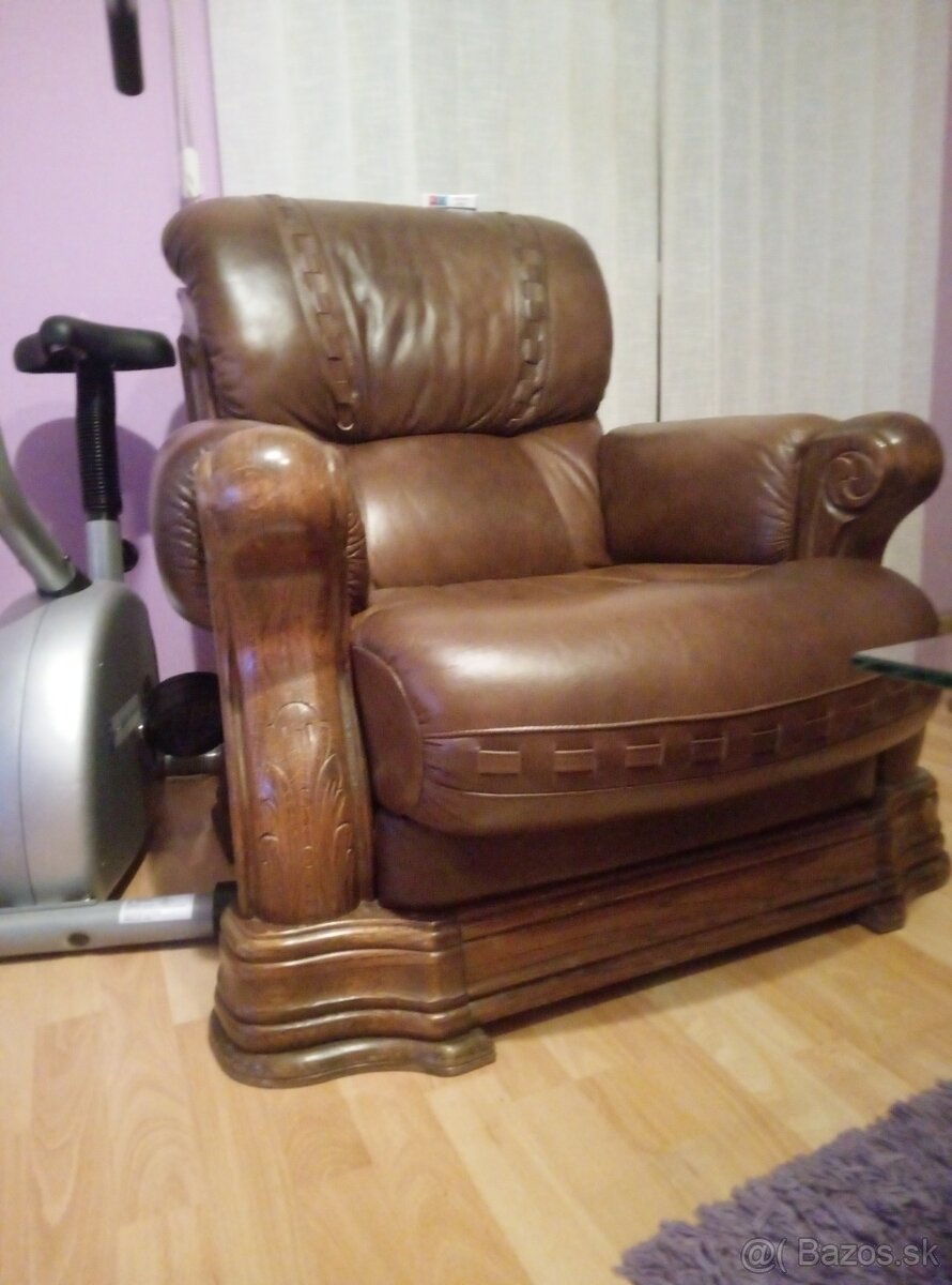 Kožená sedacia súprava - 3