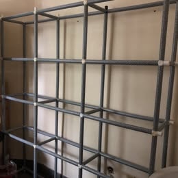 Regál z lisovaného kartónu - 4x5 políc - 3